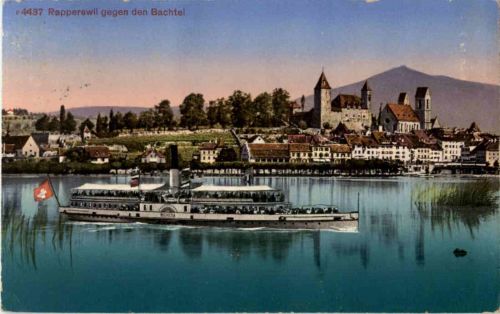 Rapperswil mit Danmpfer Helvetia