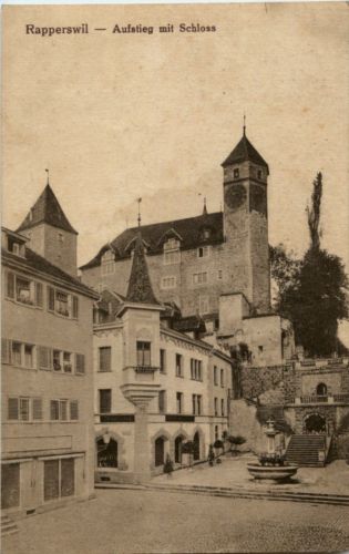 Rapperswil - Aufstieg mit Schloss