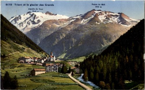 Trient et le glacier des Grands