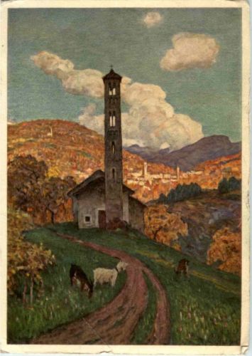 Sureggio - Künstlerkarte L. Rossi