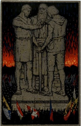 Bundesfeier Postkarte 1915