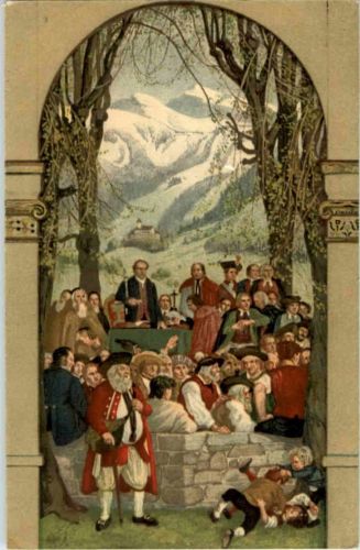 Bundesfeier Postkarte 1918