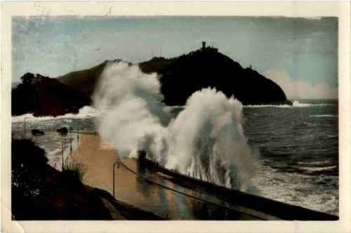 San Sebastian - Grandes mareas del Cantebrico