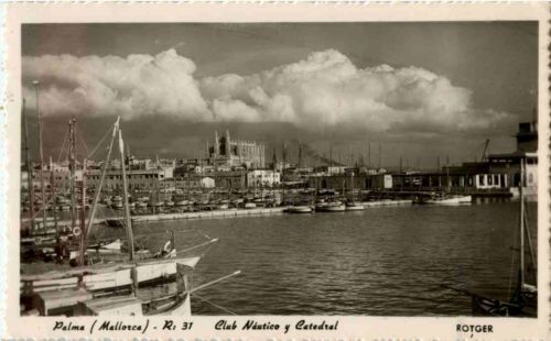 Palma (Mallorca) - Club Nautico y Catedral