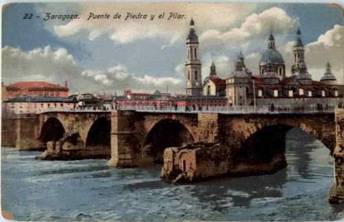 Zaragoza - Puente de Pedra y el Pilar