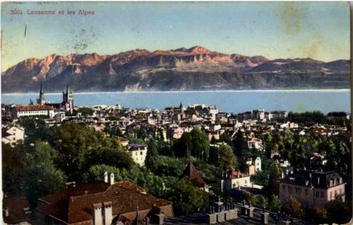 Lausanne et les Alpes