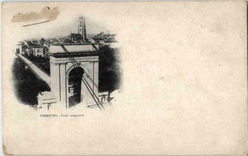 Fribourg - Pont suspendu