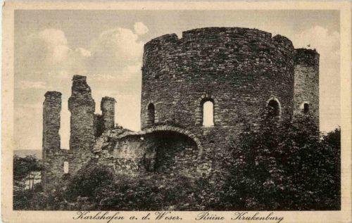 Karlshafen a d Weser - Ruine Krukenburg
