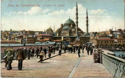 Salut de Constantinople - Le pont de Galata