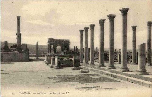 Timgad - Interieur du Forum