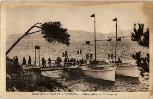 Service des Iles Esterel - Debarcadere de St. Honorat