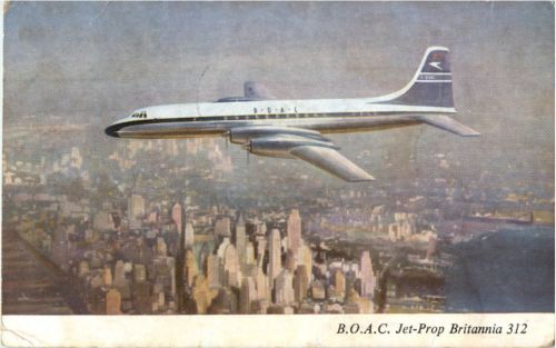 BOAC Jet Prop Britannia 312