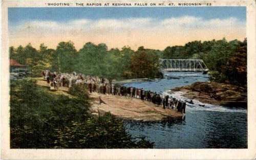 Shooting the Rapids at Keshena Falls