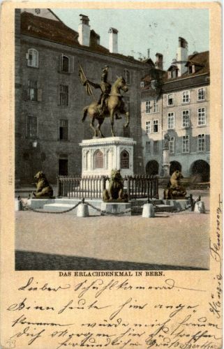 Bern - Denkmal Rud. v. Erlach