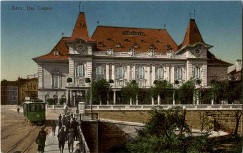 Bern - Casino mit Tram