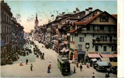 Bern - Spitalgasse mit Tram