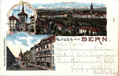 Gruss aus Bern - Litho
