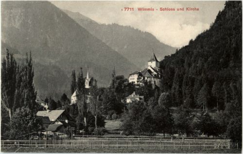 Wimmis - Schloss und Kirche