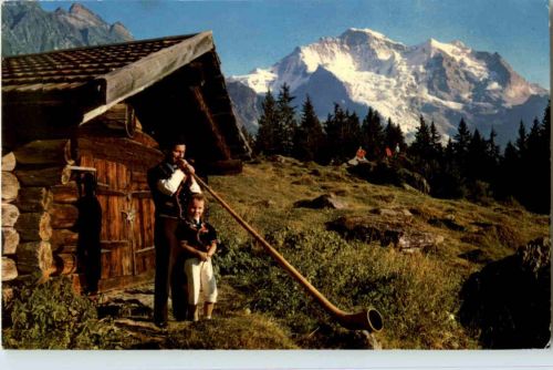 Wengen - Alphornbläser