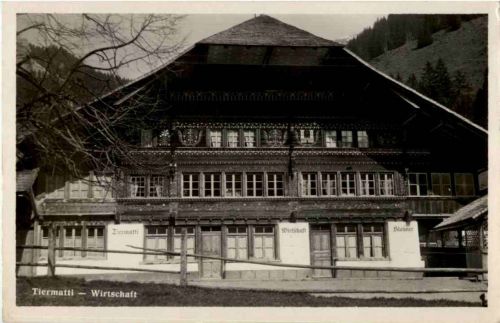 Schwenden im Diemtigtal - Tiermatti Wirtschaft