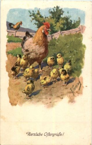 Frohe Ostern - Chicken