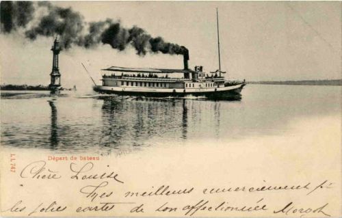 Depart de bateau
