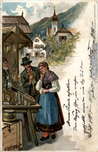 E. Döcker - Trachten - Litho