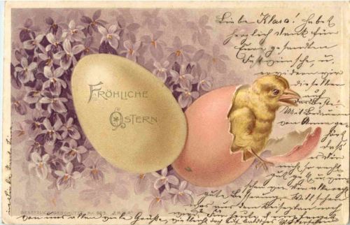 Ostern - Ei Prägekarte