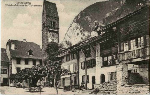 Interlaken - Heidenhäuser in Unterseen