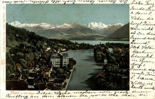 Thun und die Alpen