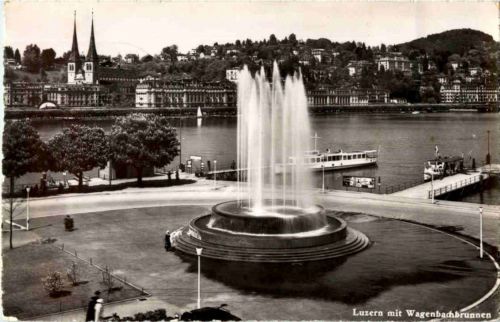 Luzern mit Wagenbachbrunnen