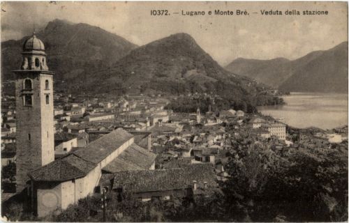 Lugano e monte Bre