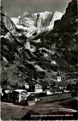 Grindelwald mit Fiescherhörner