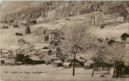 Leysin en hiver