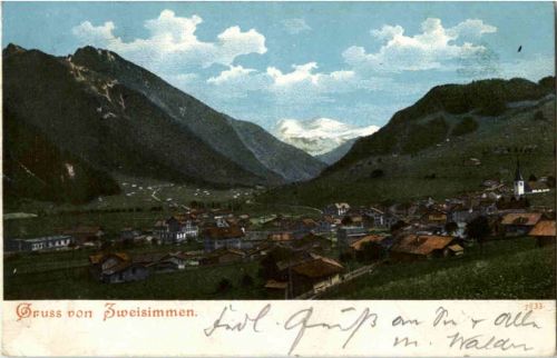 Gruss von Zweisimmen
