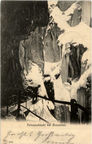 Felsenschlucht bei Rosenlaui
