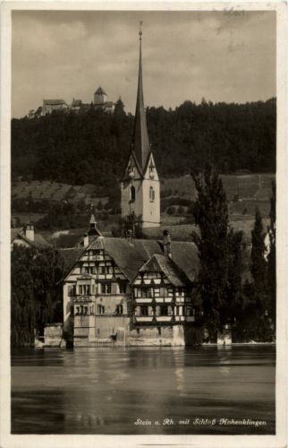 Stein am Rhein mit Schloss Hohenklingen