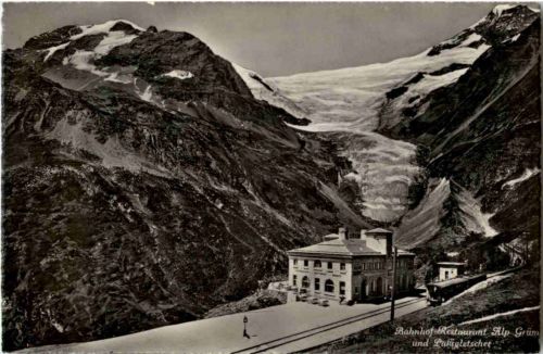 Alp Grüm und Palügletscher