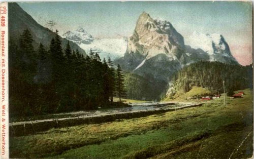Rosenlaui mit Dossenhorn