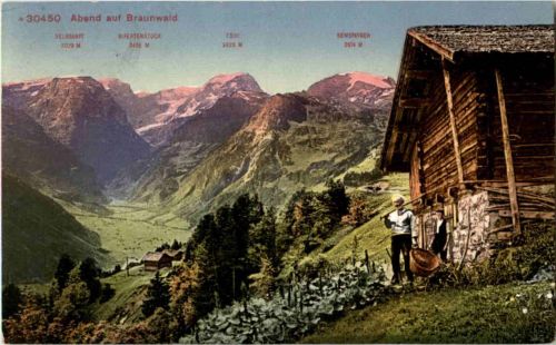 Abend auf Braunwald