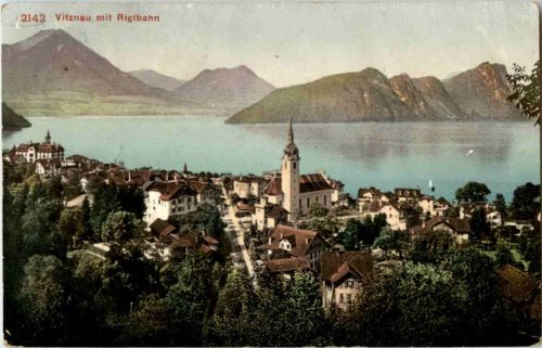 Vitznau mit Rigibahn