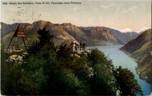 Monte San Alvatore - Panorama verso Porlezza