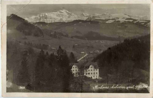 Kurhaus Auboden mit Säntis