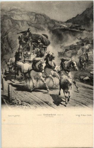 Gotthardpost - Postkutsche
