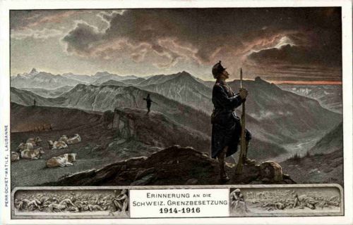 Erinnerung an die Schweizer Grenzbesetzung