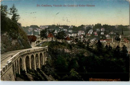 St. Gallen - Viadukt der Gottfried Keller Strasse