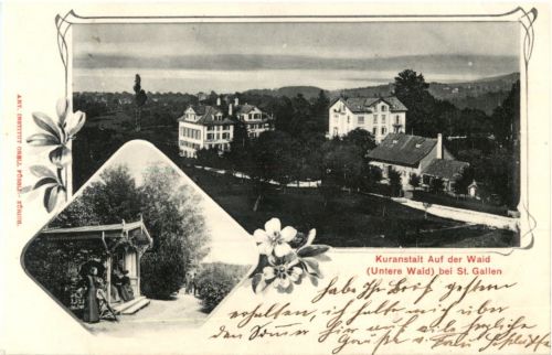 St. Gallen - Kuranstalt Auf der Waid
