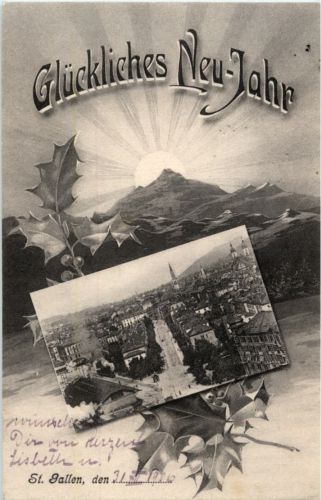 St. Gallen - glückliches Neujahr