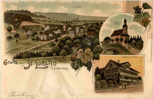 Gruss aus St. Loretto bei Lichtsteig