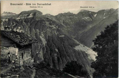 Braunwald - Blick ins Durnbachthal
